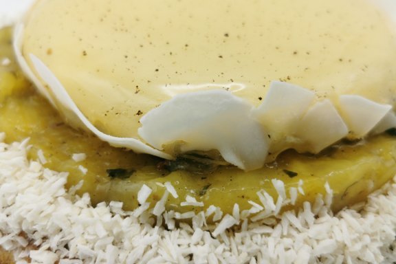 La dacquoise aux fruits des îles